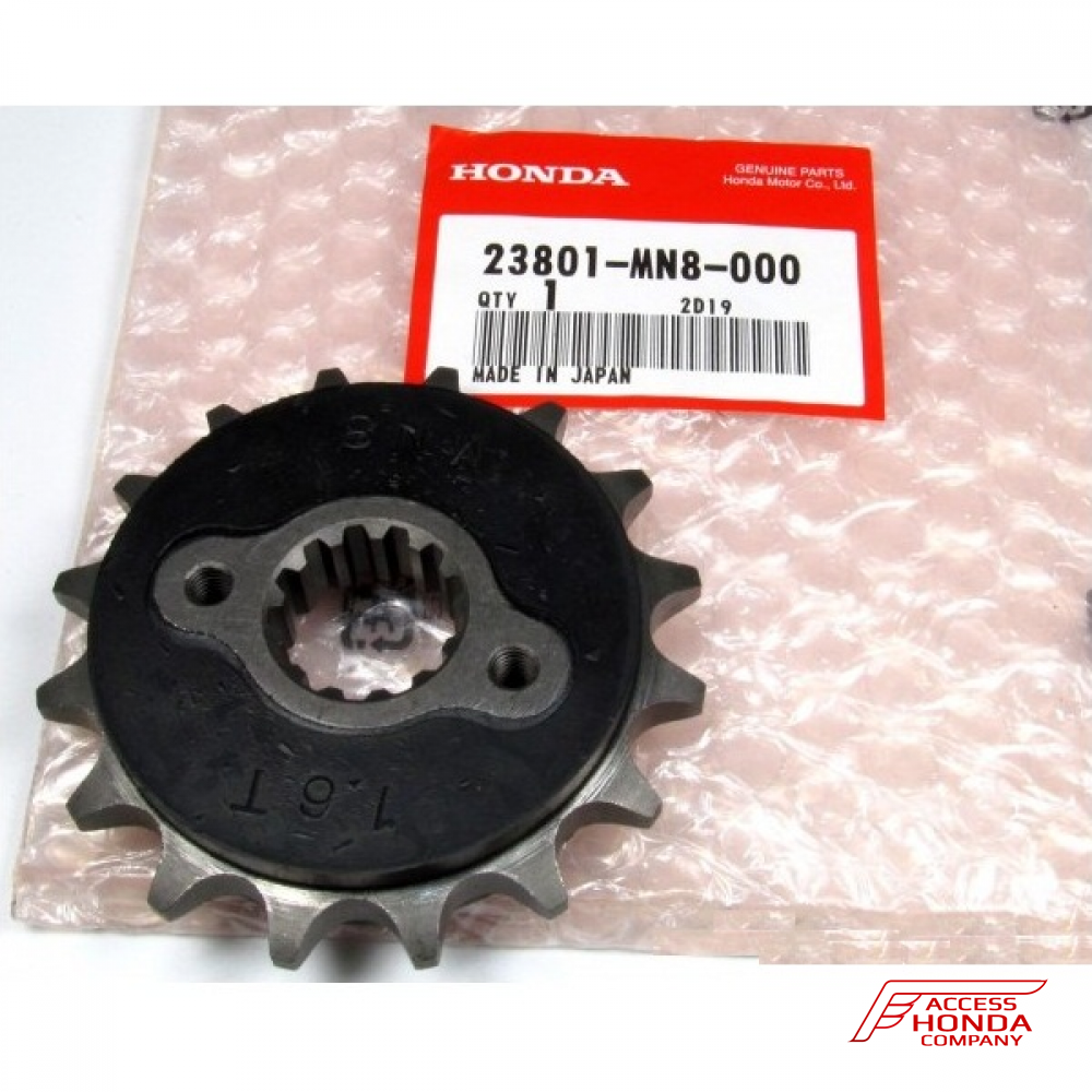 Оригинальная ведущая звезда Honda 23801MN8000 (23801-MN8-000) Оригинальная ведущая звезда Honda 23801MN8000 (23801-MN8-000)