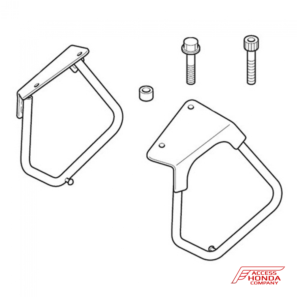 Оригинальное крепление боковых сумок для мотоцикла Honda CTX700 08L73MJFD10ZH (08L73-MJF-D10ZH) Оригинальное крепление боковых сумок для мотоцикла Honda CTX700 08L73MJFD10ZH (08L73-MJF-D10ZH)