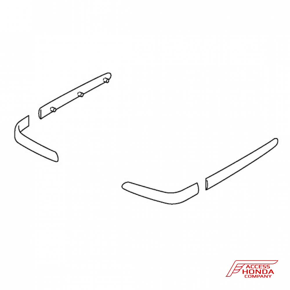 Оригинальные хромированные накладки боковых кофров мотоцикла Honda GL1800 Gold Wing '01-'11 08P76MCA800 (08P76-MCA-800) Оригинальные хромированные накладки боковых кофров мотоцикла Honda GL1800 Gold Wing '01-'11 08P76MCA800 (08P76-MCA-800)