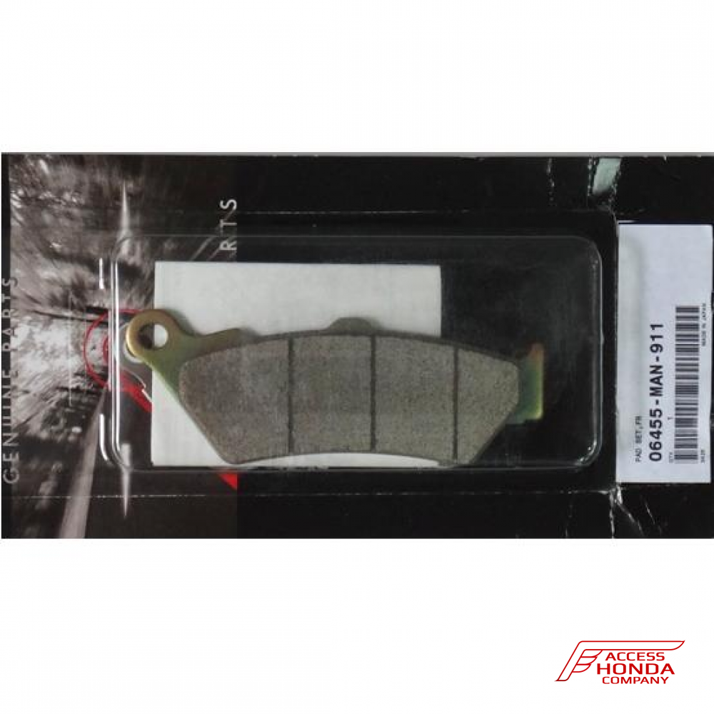Оригинальные колодки тормозные передние для мотоцикла HONDA 06455MAN911 (06455-MAN-911) Оригинальные колодки тормозные передние для мотоцикла HONDA 06455MAN911 (06455-MAN-911)