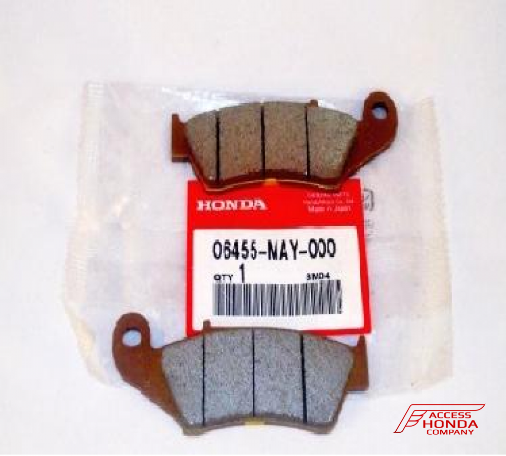 Оригинальные колодки тормозные передние для мотоцикла HONDA 06455MAY000 (06455-MAY-000) Оригинальные колодки тормозные передние для мотоцикла HONDA 06455MAY000 (06455-MAY-000)