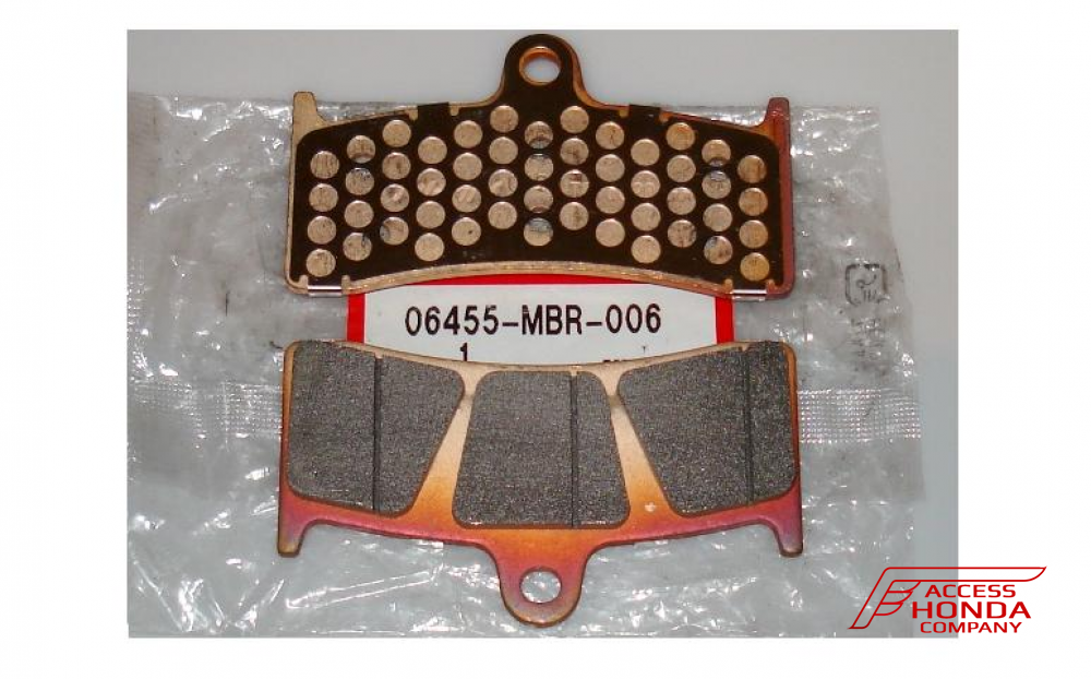 Оригинальные колодки тормозные передние для мотоцикла HONDA 06455MBR006 (06455-MBR-006) Оригинальные колодки тормозные передние для мотоцикла HONDA 06455MBR006 (06455-MBR-006)