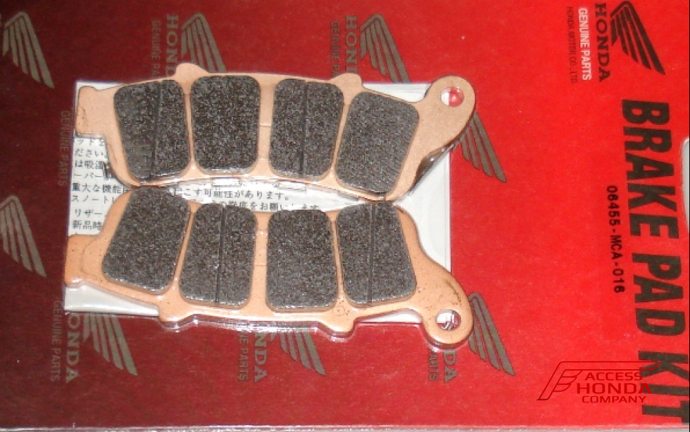 Колодки тормозные передние левые для Honda GL1800 (06455MCA016) Колодки тормозные передние левые для Honda GL1800 (06455MCA016)