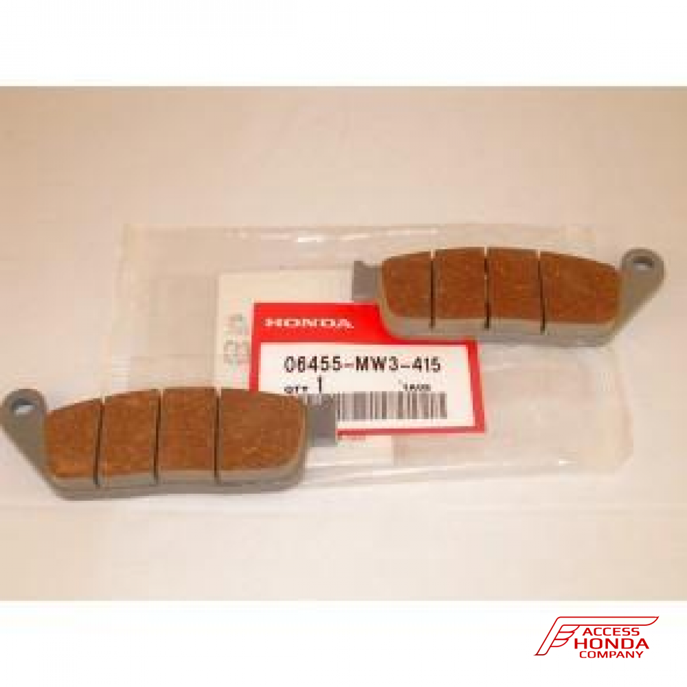 Оригинальные колодки тормозные передние для мотоцикла HONDA 06455MW3415 (06455-MW3-415) Оригинальные колодки тормозные передние для мотоцикла HONDA 06455MW3415 (06455-MW3-415)