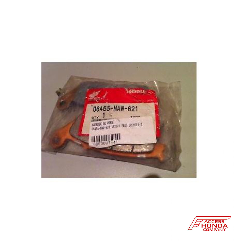 Оригинальные колодки тормозные передние для мотоцикла HONDA 06455MAW621 (06455-MAW-621) Оригинальные колодки тормозные передние для мотоцикла HONDA 06455MAW621 (06455-MAW-621)