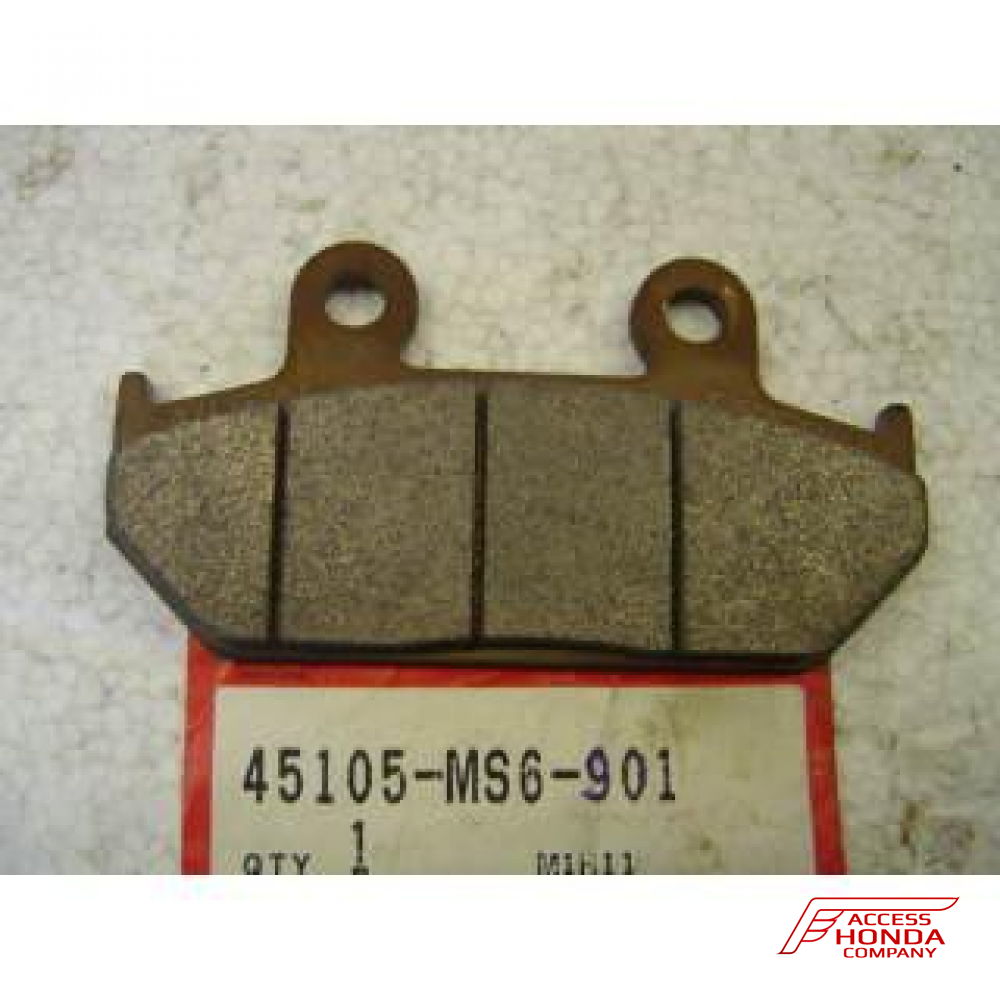 Оригинальные колодки тормозные передние для мотоцикла HONDA 45105MS6901 (45105-MS6-901) Оригинальные колодки тормозные передние для мотоцикла HONDA 45105MS6901 (45105-MS6-901)