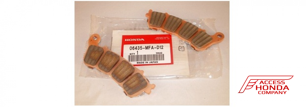 Оригинальные задние тормозные колодки для мотоцикла Honda 06435MFAD12 (06435-MFA-D12) Оригинальные задние тормозные колодки для мотоцикла Honda 06435MFAD12 (06435-MFA-D12)