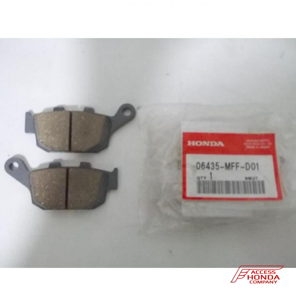 Оригинальные колодки тормозные задние для мотоцикла HONDA 06435MFFD01 (06435-MFF-D01) Оригинальные колодки тормозные задние для мотоцикла HONDA 06435MFFD01 (06435-MFF-D01)