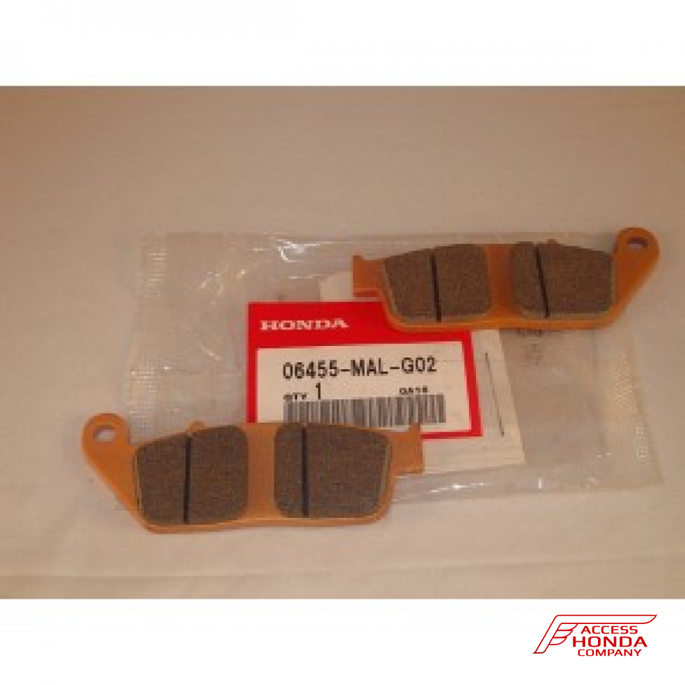 Оригинальные передние тормозные колодки для мотоцикла Honda 06455MALG02 (06455-MAL-G02) Оригинальные передние тормозные колодки для мотоцикла Honda 06455MALG02 (06455-MAL-G02)