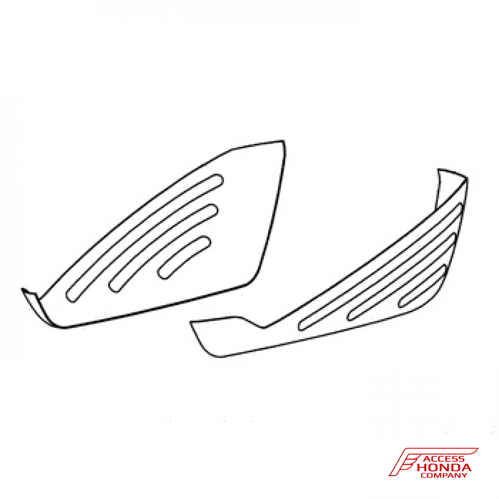 Оригинальные нижние накладки боковых кофров для мотоцикла Honda XL1000V/VA Varadero '07-'11 08P69MBT800B (08P69-MBT-800B) Оригинальные нижние накладки боковых кофров для мотоцикла Honda XL1000V/VA Varadero '07-'11 08P69MBT800B (08P69-MBT-800B)