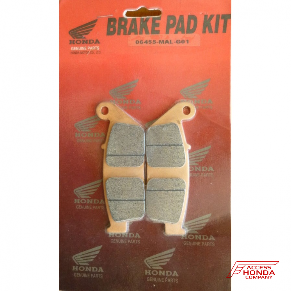Оригинальные передние тормозные колодки для мотоцикла HONDA 06455MALG01 (06455-MAL-G01) Оригинальные передние тормозные колодки для мотоцикла HONDA 06455MALG01 (06455-MAL-G01)