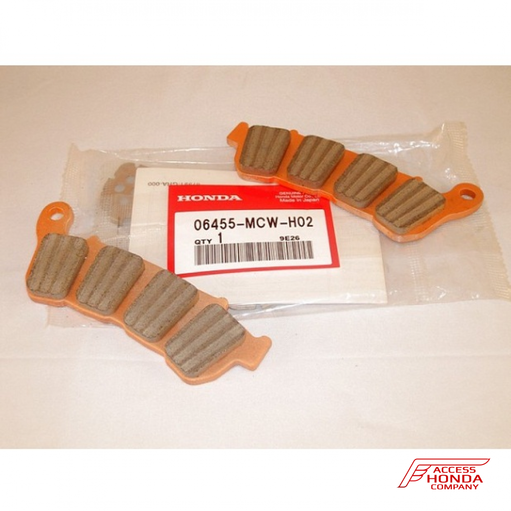 Оригинальные передние тормозные колодки для мотоцикла Honda 06455MCWH03 (06455-MCW-H03) Оригинальные передние тормозные колодки для мотоцикла Honda 06455MCWH03 (06455-MCW-H03)