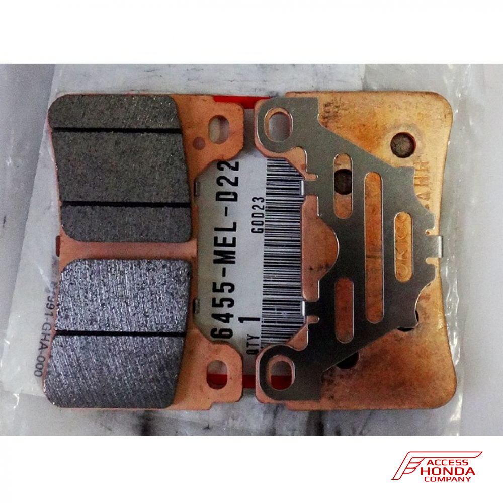 Оригинальные передние тормозные колодки для мотоцикла Honda 06455MELD21 (06455-MEL-D21) Оригинальные передние тормозные колодки для мотоцикла Honda 06455MELD21 (06455-MEL-D21)