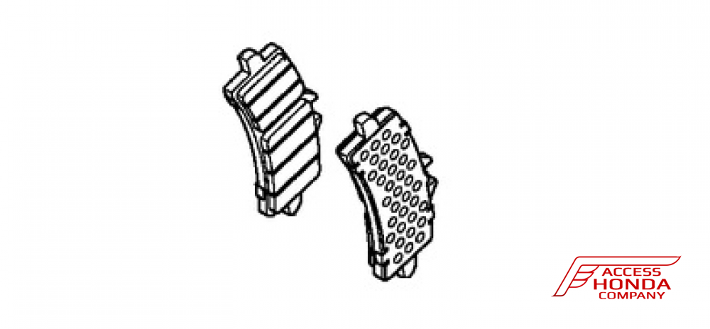 Оригинальные передние тормозные колодки для мотоцикла HONDA 06455MGPD81 (06455-MGP-D81) Оригинальные передние тормозные колодки для мотоцикла HONDA 06455MGPD81 (06455-MGP-D81)