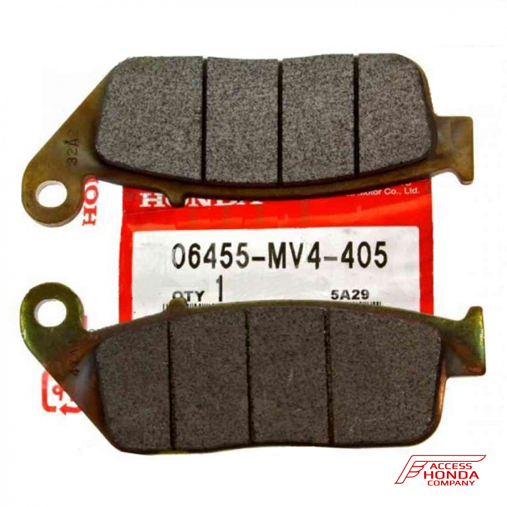 Оригинальные передние тормозные колодки для мотоцикла Honda 06455MV4405 (06455-MV4-405) Оригинальные передние тормозные колодки для мотоцикла Honda 06455MV4405 (06455-MV4-405)