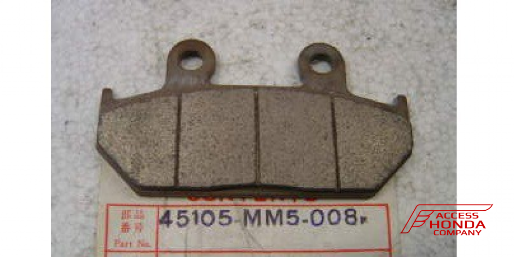 Оригинальные передние тормозные колодки для мотоцикла HONDA 45105MM5008 (45105-MM5-008) Оригинальные передние тормозные колодки для мотоцикла HONDA 45105MM5008 (45105-MM5-008)