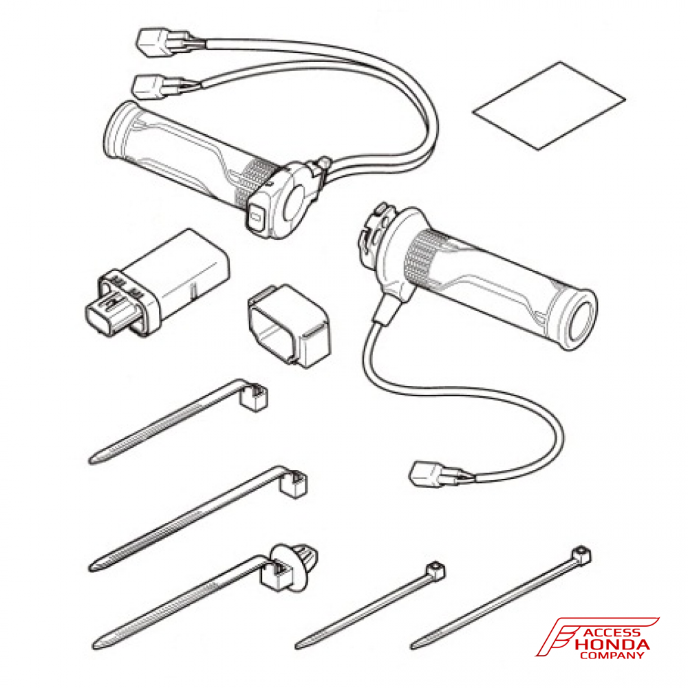 Оригинальные рукоятки с подогревом для мотоцикла Honda CTX1300 '14-'16 08T70MJNA00 (08T70-MJN-A00) Оригинальные рукоятки с подогревом для мотоцикла Honda CTX1300 '14-'16 08T70MJNA00 (08T70-MJN-A00)
