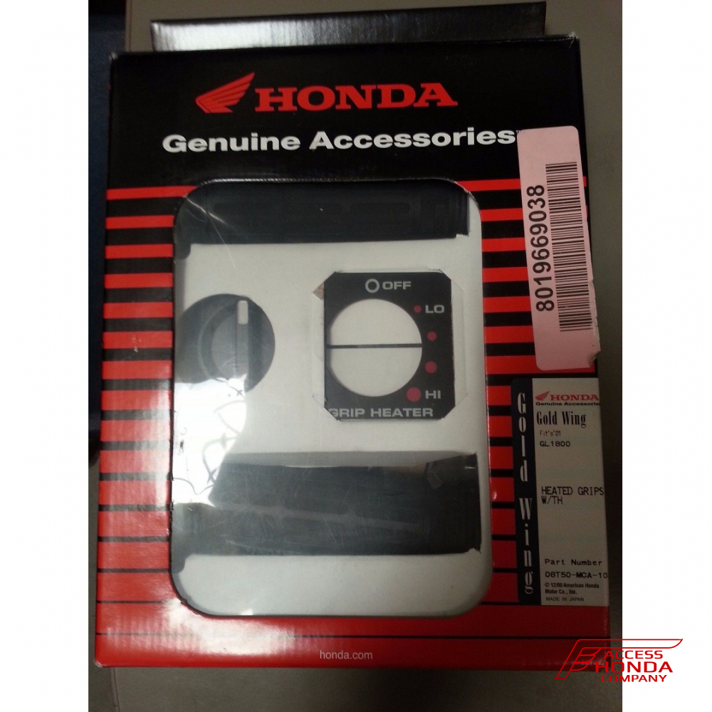 Оригинальные рукоятки с подогревом для мотоцикла Honda GL1800 Gold Wing '01-'05 08T50MCA802 (08T50-MCA-802) Оригинальные рукоятки с подогревом для мотоцикла Honda GL1800 Gold Wing '01-'05 08T50MCA802 (08T50-MCA-802)
