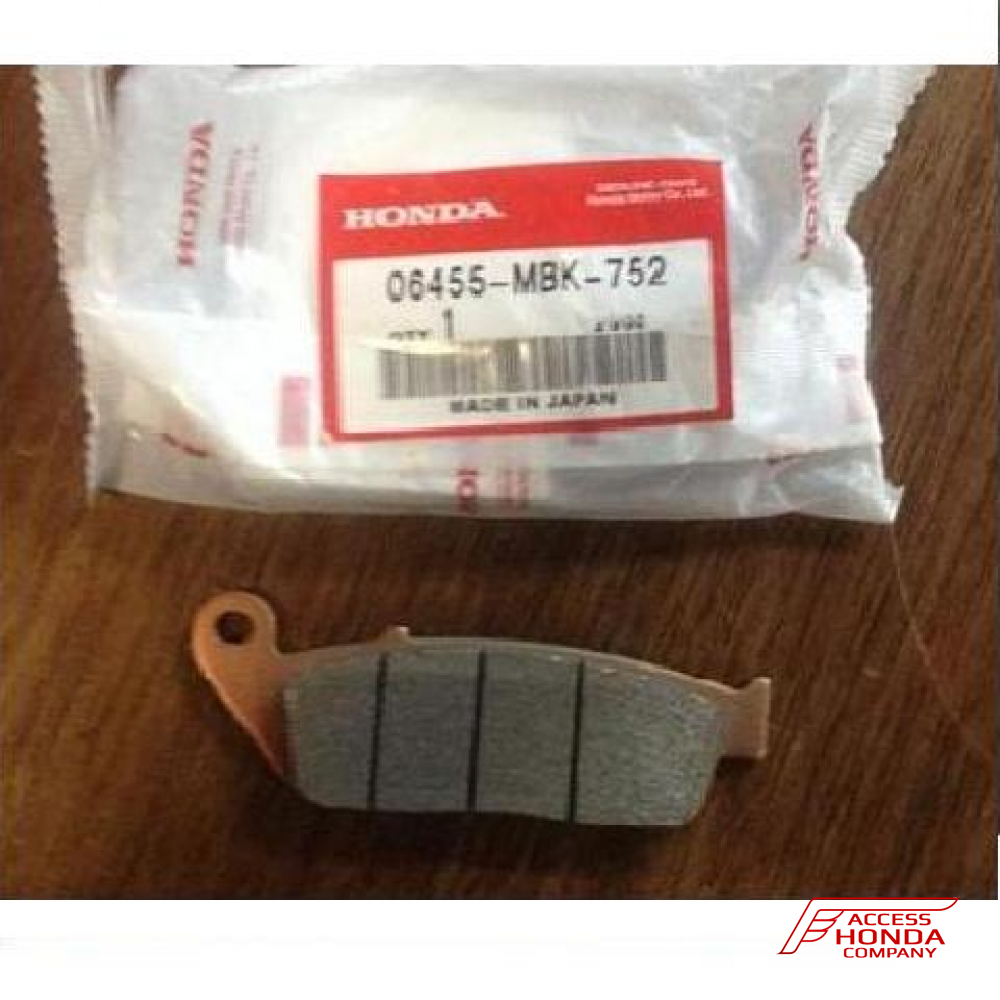 Оригинальные тормозные колодки для мотоцикла Honda 06455MBK752 (06455-MBK-752) Оригинальные тормозные колодки для мотоцикла Honda 06455MBK752 (06455-MBK-752)