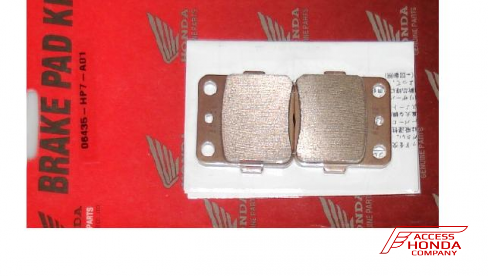 Оригинальные задние тормозные колодки для квадроцикла (ATV) Honda 06435HP7A01 (06435-HP7-A01) Оригинальные задние тормозные колодки для квадроцикла (ATV) Honda 06435HP7A01 (06435-HP7-A01)