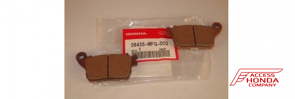 Оригинальные задние тормозные колодки для мотоцикла HONDA (06435MFGD03) Оригинальные задние тормозные колодки для мотоцикла HONDA (06435MFGD03)