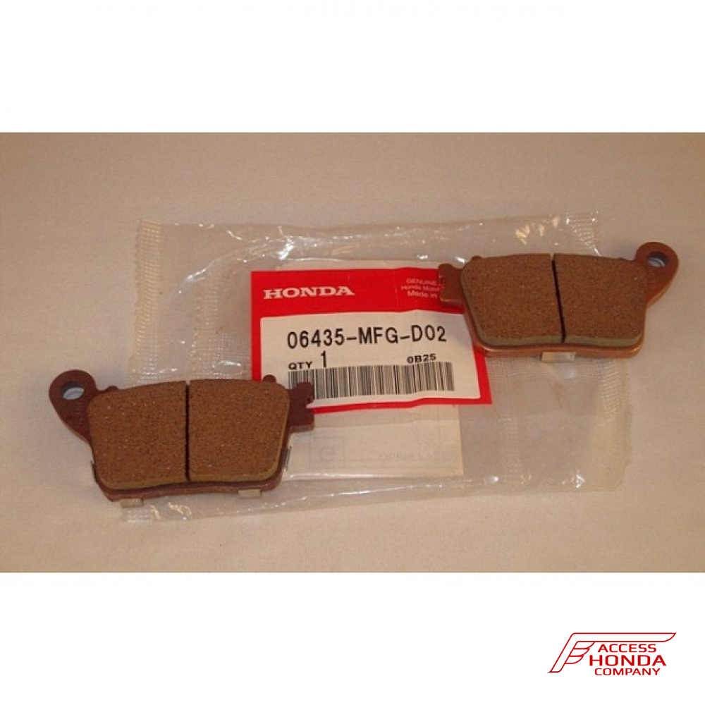 Оригинальные задние тормозные колодки для мотоцикла HONDA (06435MFGD03) Оригинальные задние тормозные колодки для мотоцикла HONDA (06435MFGD03)