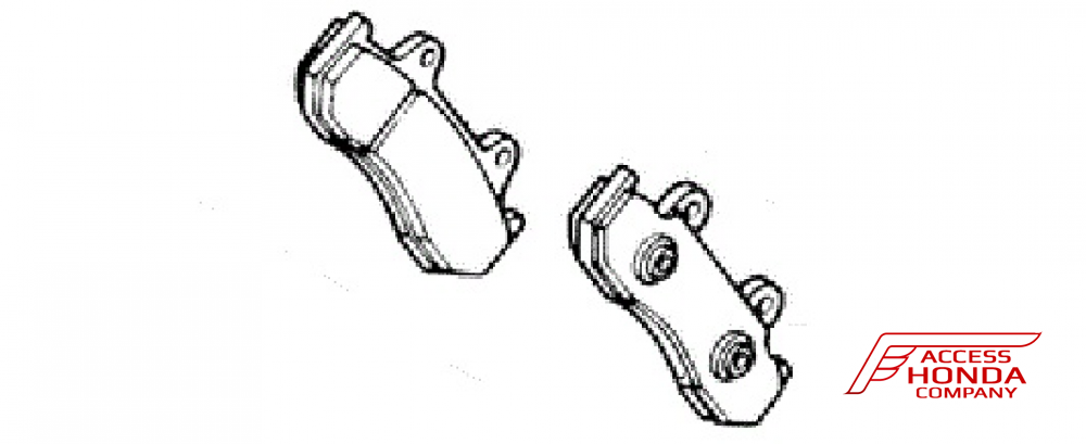 Оригинальные задние тормозные колодки для мотоцикла HONDA 431A0ML7007 (431A0-ML7-007) Оригинальные задние тормозные колодки для мотоцикла HONDA 431A0ML7007 (431A0-ML7-007)