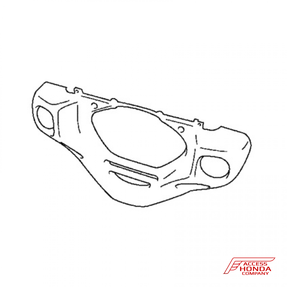 Оригинальный хромированный нижний обтекатель (плуг) для мотоцикла Honda GL1800 Gold Wing '01-'10 08F81MCA801 (08F81-MCA-801) Оригинальный хромированный нижний обтекатель (плуг) для мотоцикла Honda GL1800 Gold Wing '01-'10 08F81MCA801 (08F81-MCA-801)