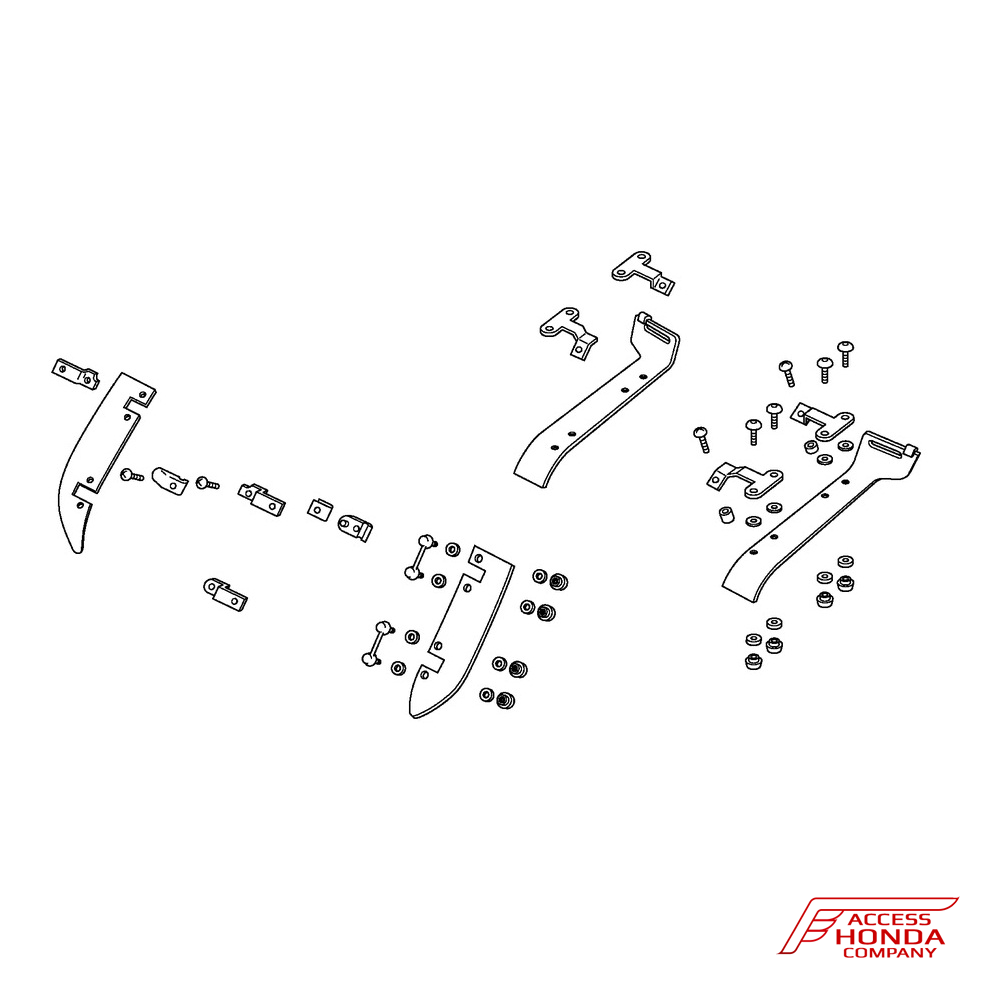 Оригинальный комплект боковых дефлекторов для мотоцикла Honda GL1800 Gold Wing '01-'11 08F62MCA800 (08F62-MCA-800) Оригинальный комплект боковых дефлекторов для мотоцикла Honda GL1800 Gold Wing '01-'11 08F62MCA800 (08F62-MCA-800)