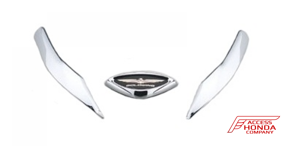 Оригинальный комплект декоративных накладок на переднее крыло мотоцикла Honda GL1800 Gold Wing '01-'16/F6B Bagger '13-'16 08F85MCA800 (08F85-MCA-800) Оригинальный комплект декоративных накладок на переднее крыло мотоцикла Honda GL1800 Gold Wing '01-'16/F6B Bagger '13-'16 08F85MCA800 (08F85-MCA-800)