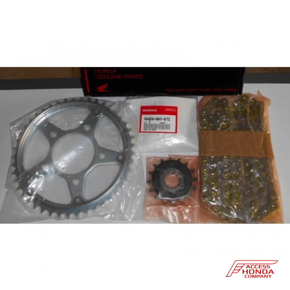 Оригинальный комплект из цепи и звёзд HONDA 06406MAY872 (06406-MAY-872) Оригинальный комплект из цепи и звёзд HONDA 06406MAY872 (06406-MAY-872)