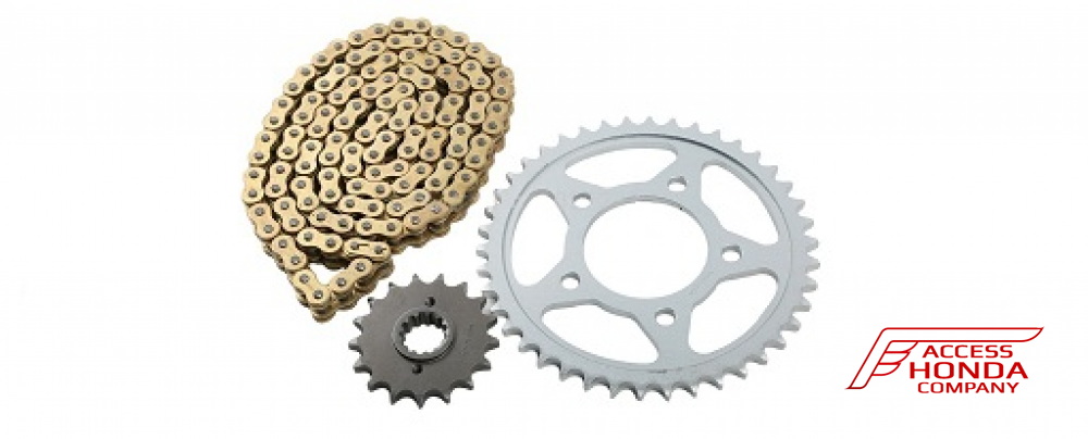 Оригинальный комплект из цепи и звёзд Honda 06406MFGD01 (06406-MFG-D01) Оригинальный комплект из цепи и звёзд Honda 06406MFGD01 (06406-MFG-D01)