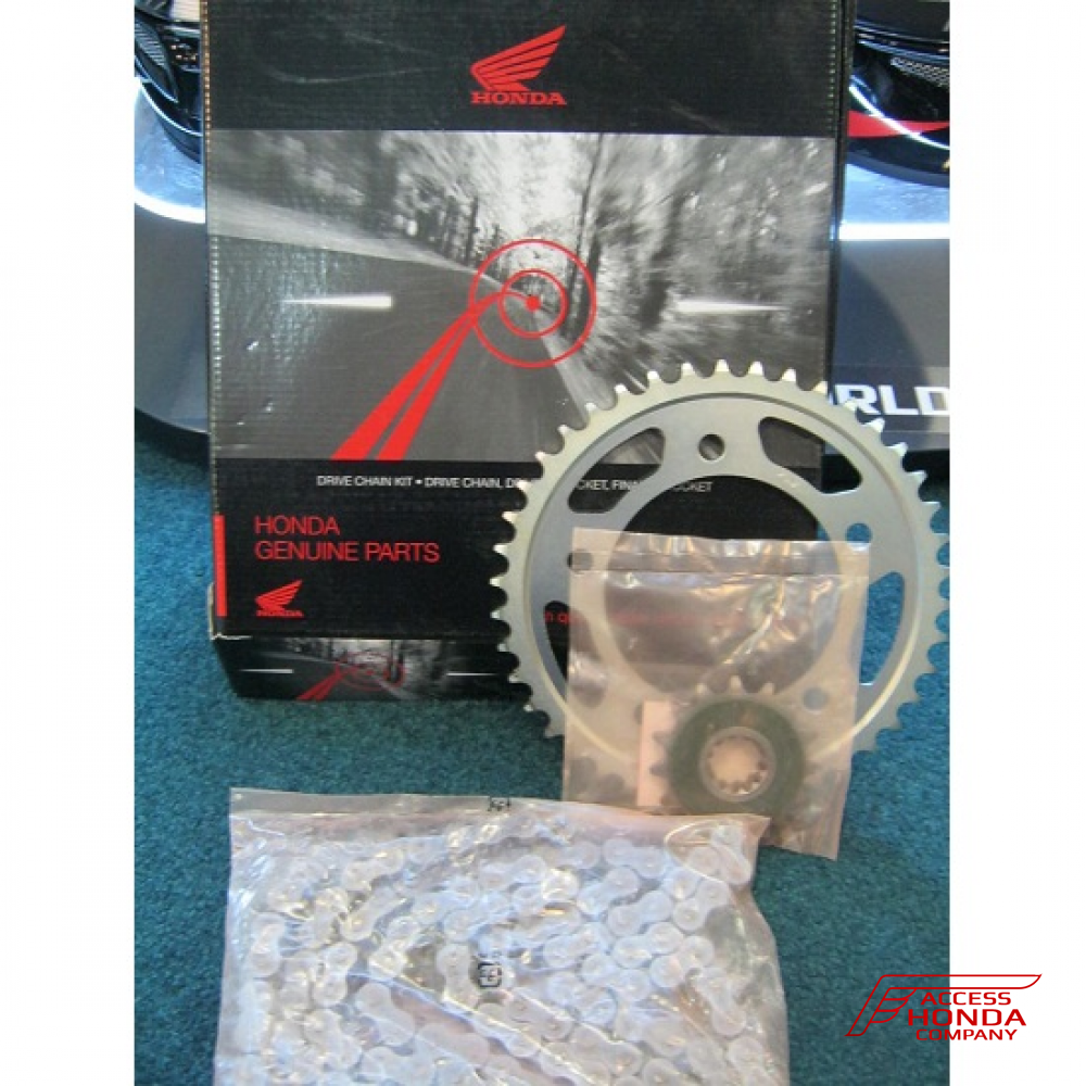 Оригинальный комплект из цепи и звёзд Honda 06406MFGD01 (06406-MFG-D01) Оригинальный комплект из цепи и звёзд Honda 06406MFGD01 (06406-MFG-D01)