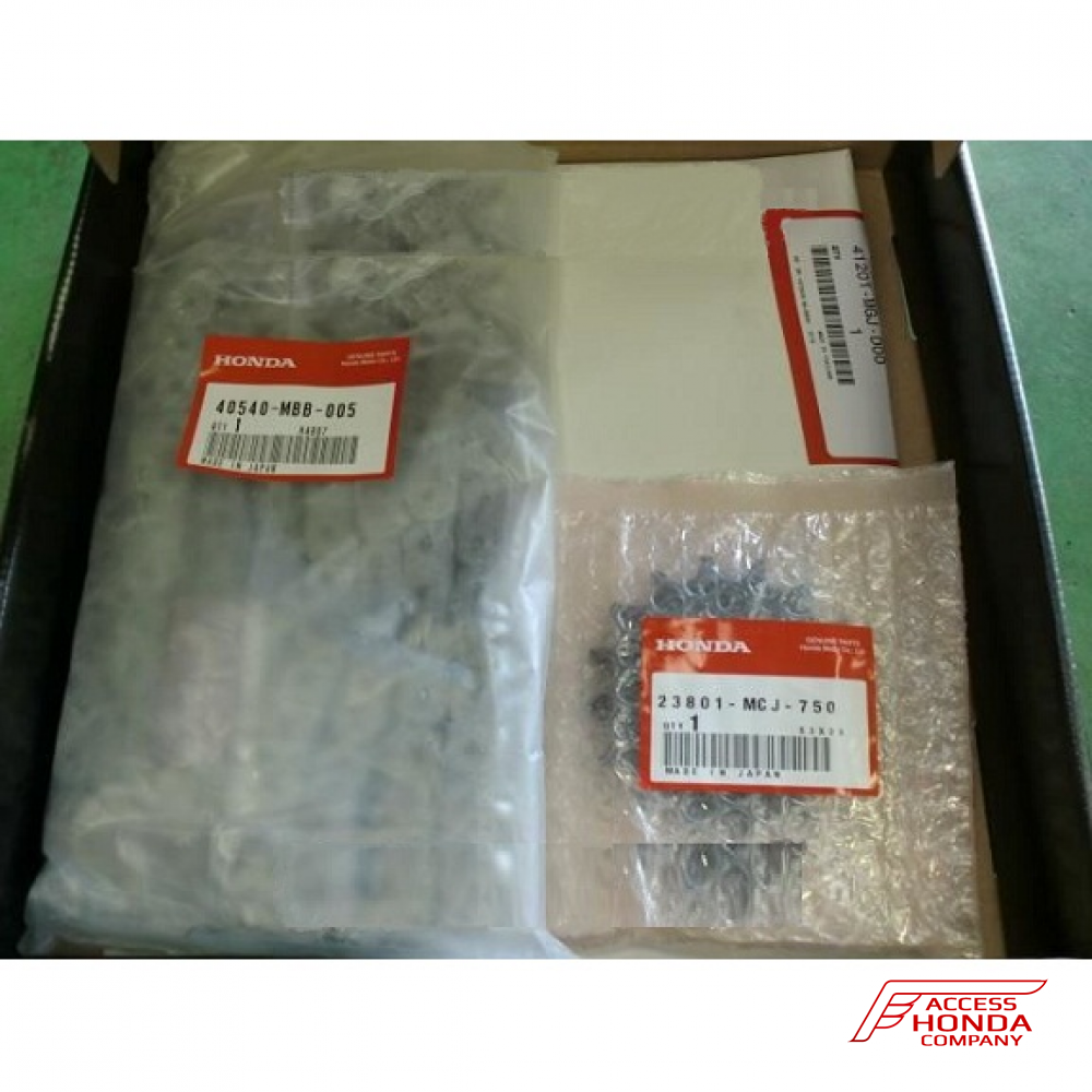 Оригинальный комплект из цепи и звёзд Honda 06406MGJP01 (06406-MGJ-P01) Оригинальный комплект из цепи и звёзд Honda 06406MGJP01 (06406-MGJ-P01)