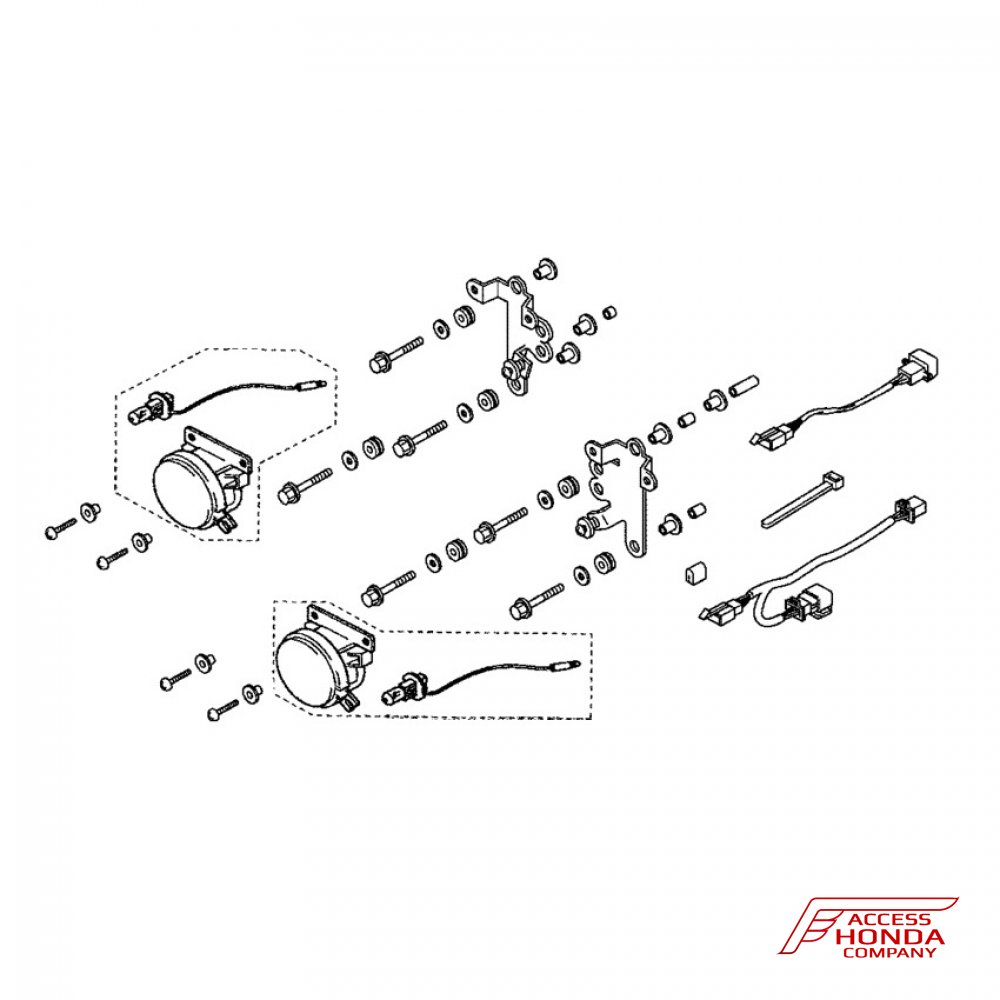 Оригинальный комплект светодиодных противотуманных фар для мотоцикла Honda GL1800 Gold Wing '01-'10 08V31MCA100D (08V31-MCA-100D) Оригинальный комплект светодиодных противотуманных фар для мотоцикла Honda GL1800 Gold Wing '01-'10 08V31MCA100D (08V31-MCA-100D)