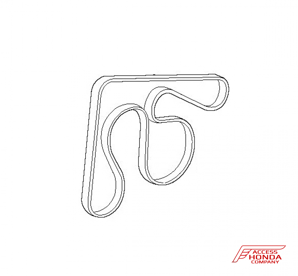 Оригинальный приводной ремень для Honda Civic 4D (2012-) Оригинальный приводной ремень для Honda Civic 4D (2012-)