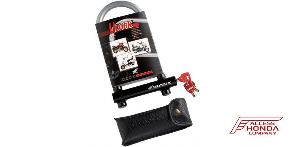 Оригинальный противоугонный замок U-Lock 120/340 на колесо мотоцикла Honda 08M53KAZ800 (08M53-KAZ-800) Оригинальный противоугонный замок U-Lock 120/340 на колесо мотоцикла Honda 08M53KAZ800 (08M53-KAZ-800)