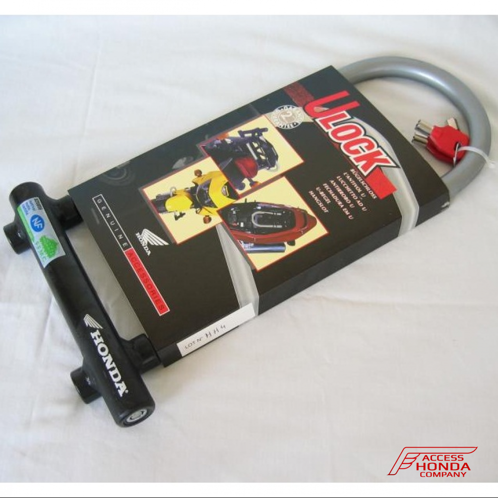Оригинальный противоугонный замок U-Lock 120/340 на колесо мотоцикла Honda 08M53KAZ800 (08M53-KAZ-800) Оригинальный противоугонный замок U-Lock 120/340 на колесо мотоцикла Honda 08M53KAZ800 (08M53-KAZ-800)
