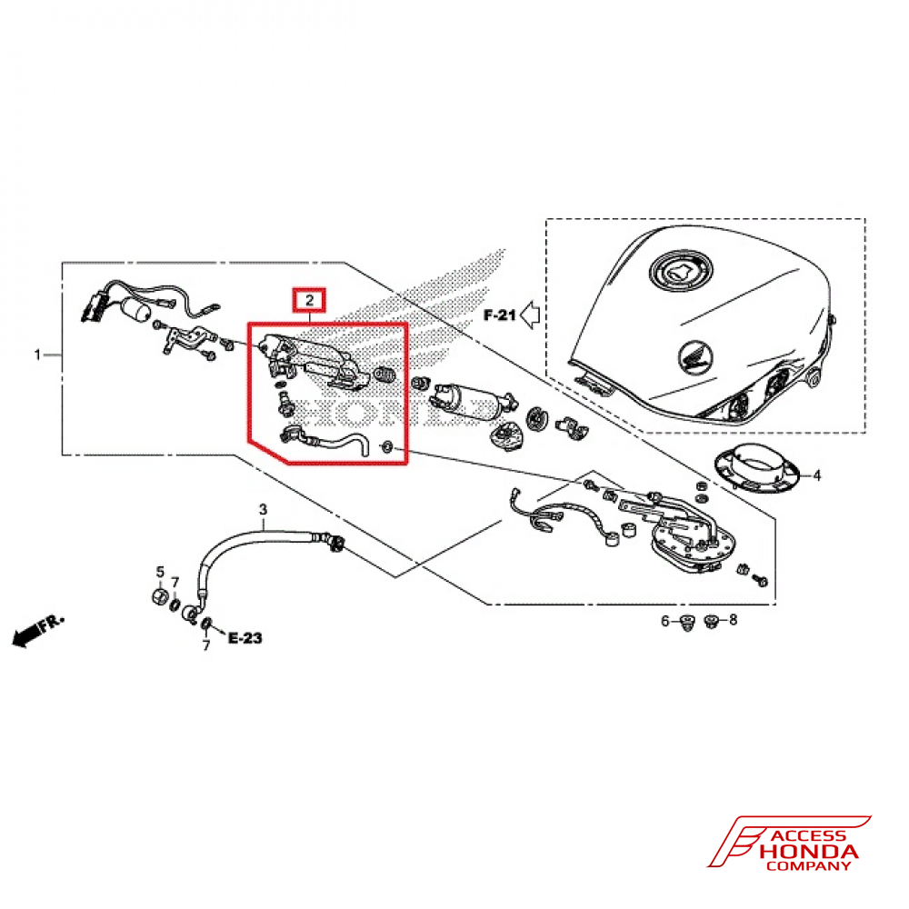 Оригинальный топливный фильтр Honda 16730MGH641 (16730-MGH-641) Оригинальный топливный фильтр Honda 16730MGH641 (16730-MGH-641)