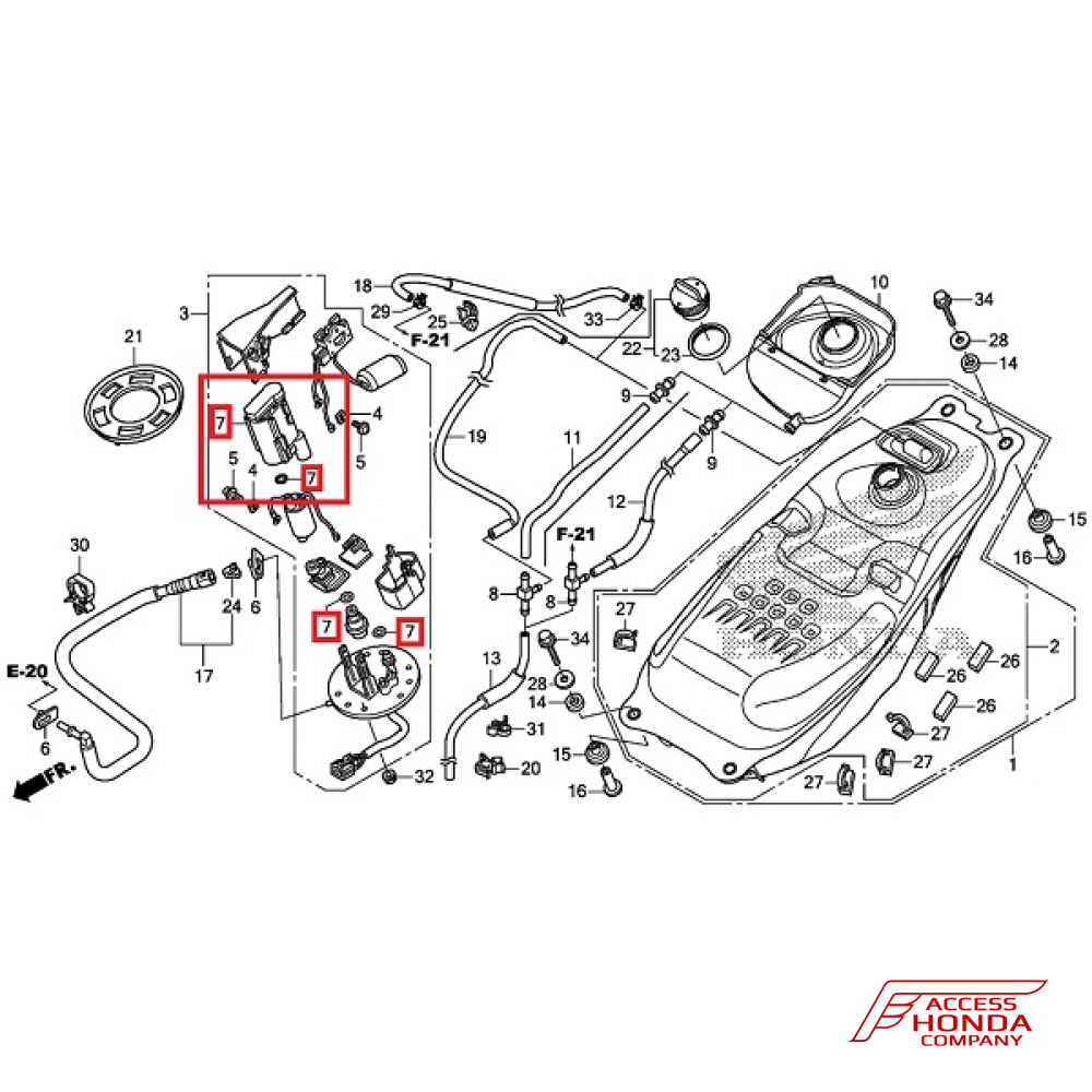 Оригинальный топливный фильтр Honda 16730MGSD31 (16730-MGS-D31) Оригинальный топливный фильтр Honda 16730MGSD31 (16730-MGS-D31)