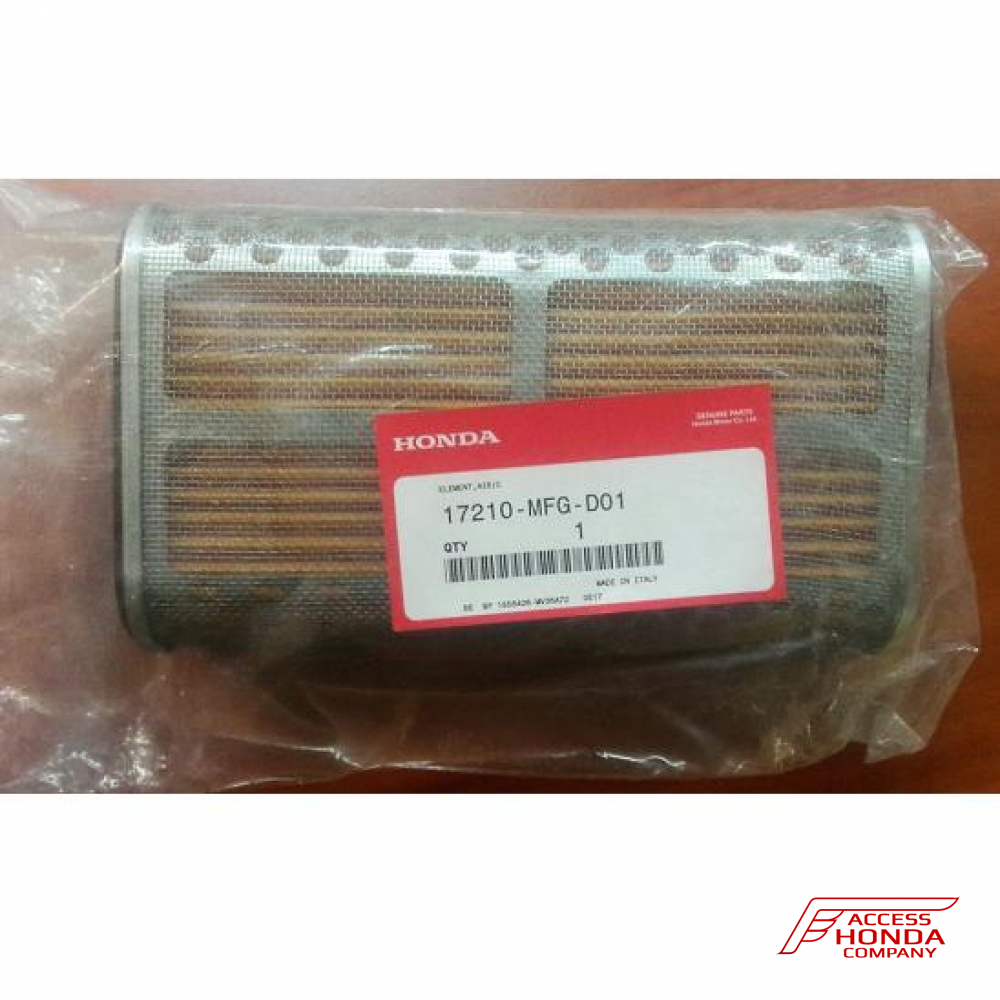 Оригинальный воздушный фильтр для мотоцикла Honda 17210MFGD01 (17210-MFG-D01) Оригинальный воздушный фильтр для мотоцикла Honda 17210MFGD01 (17210-MFG-D01)