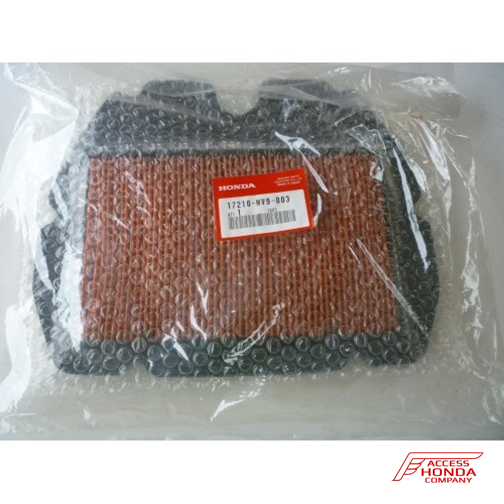 Оригинальный воздушный фильтр для мотоцикла Honda 17210MV9003 (17210-MV9-003) Оригинальный воздушный фильтр для мотоцикла Honda 17210MV9003 (17210-MV9-003)