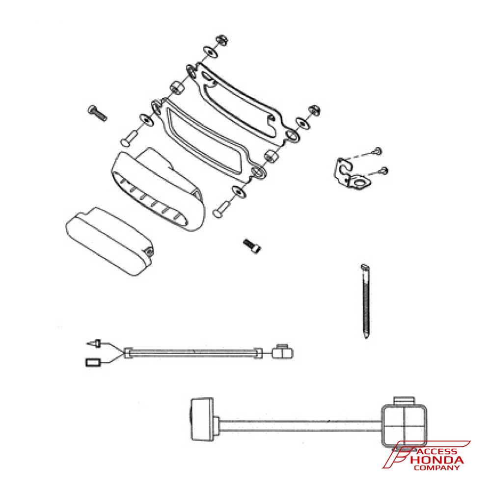 Оригинальный задний противотуманный фонарь для мотоцикла Honda XL1000V/VA Varadero '07-'11 08V35MBT800 (08V35-MBT-800) Оригинальный задний противотуманный фонарь для мотоцикла Honda XL1000V/VA Varadero '07-'11 08V35MBT800 (08V35-MBT-800)