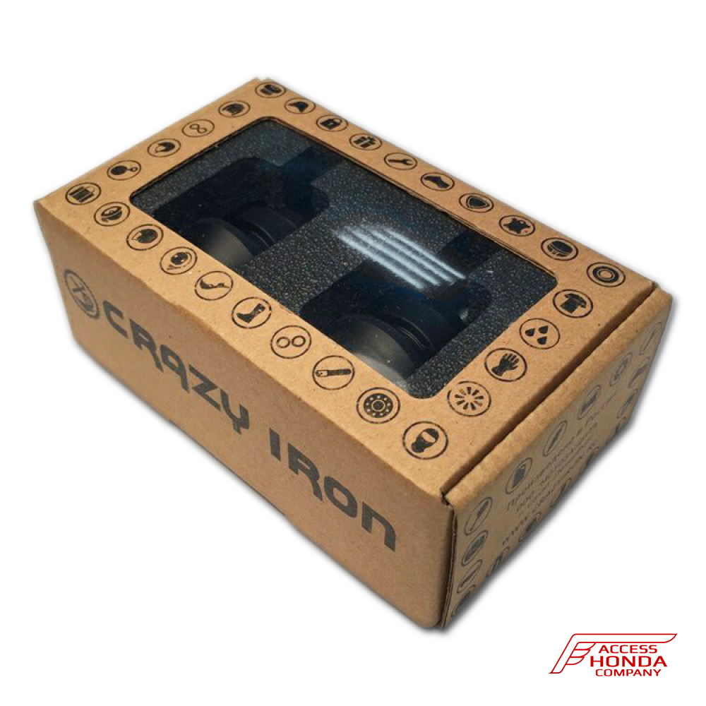 Подкатники цветные Crazy Iron для мотоцикла Honda ∅8 мм Подкатники цветные Crazy Iron для мотоцикла Honda ∅8 мм