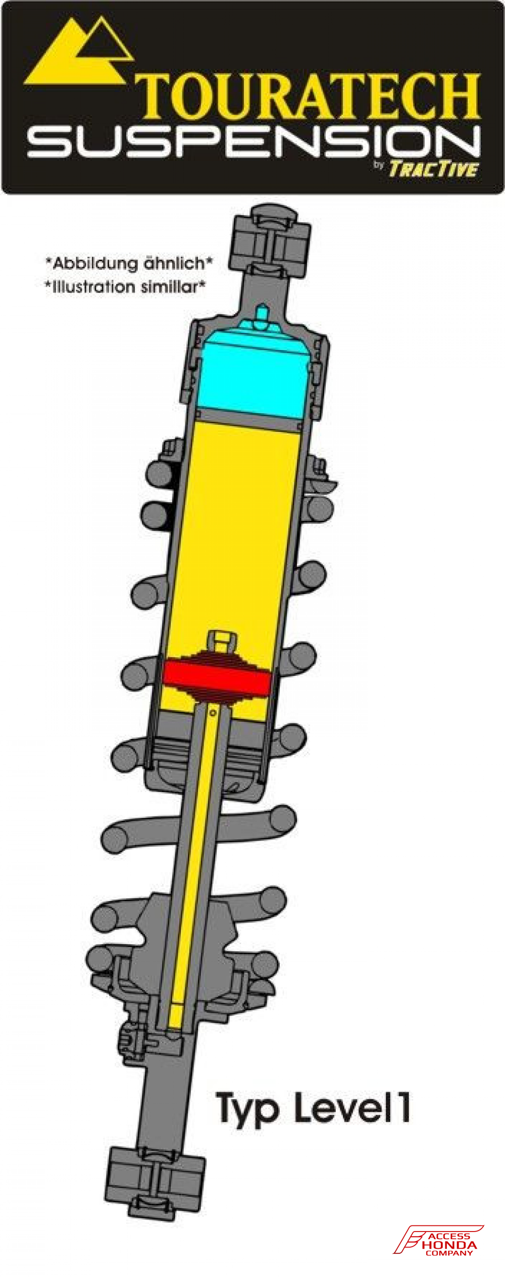 Задняя прогрессивная подвеска Touratech level 1 для мотоцикла Honda NC750S Задняя прогрессивная подвеска Touratech level 1 для мотоцикла Honda NC750S