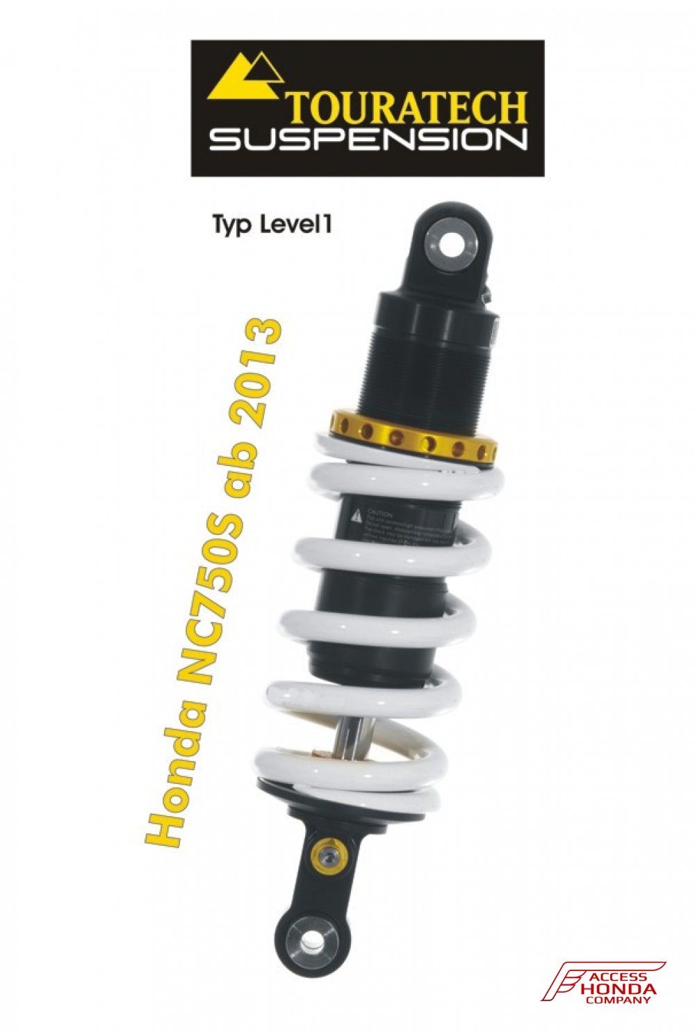 Задняя прогрессивная подвеска Touratech level 1 для мотоцикла Honda NC750S Задняя прогрессивная подвеска Touratech level 1 для мотоцикла Honda NC750S