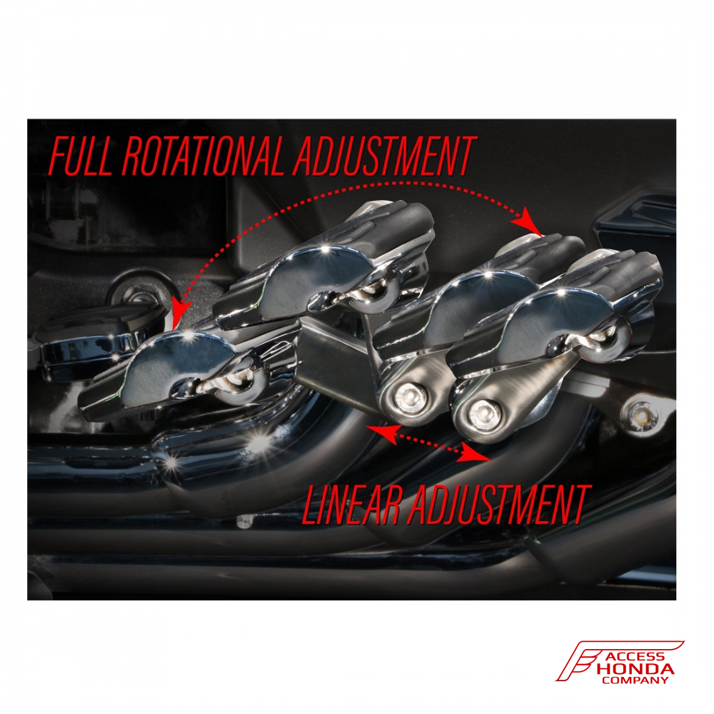 Выносные подножки (черные) для Honda GL1800 Gold Wing 2018- Выносные подножки (черные) для Honda GL1800 Gold Wing 2018-