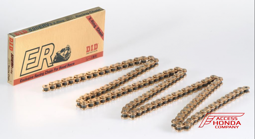 Приводная гоночная цепь D.I.D. серии ER, ERS2, ERV3 Приводная гоночная цепь D.I.D. серии ER, ERS2, ERV3