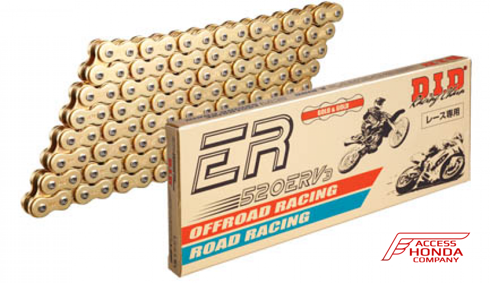 Приводная гоночная цепь D.I.D. серии ER, ERS2, ERV3 Приводная гоночная цепь D.I.D. серии ER, ERS2, ERV3