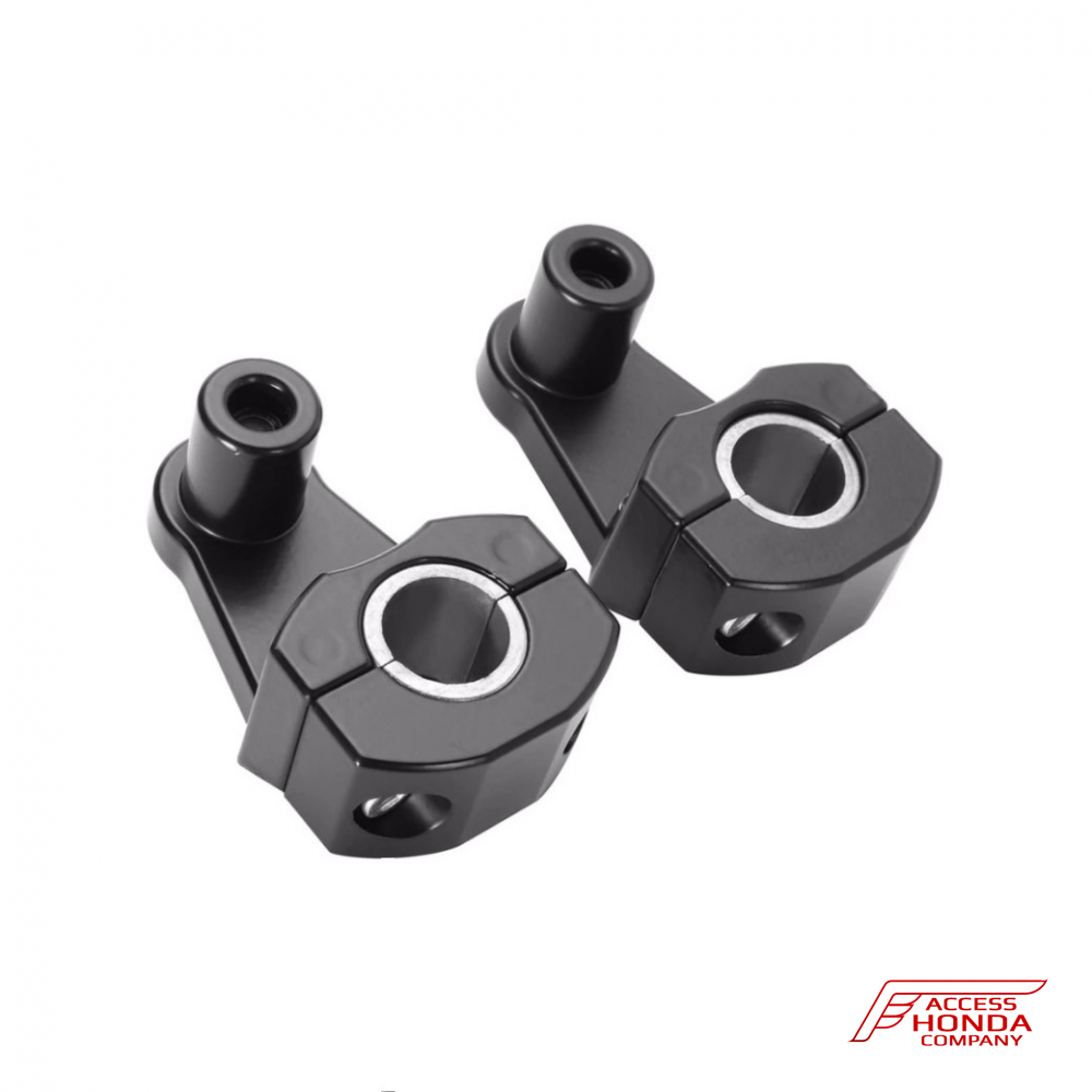 Проставки руля для мотоцикла Honda с рулём ∅ 22-28 мм (60 мм, чёрный) Проставки руля для мотоцикла Honda с рулём ∅ 22-28 мм (60 мм, чёрный)